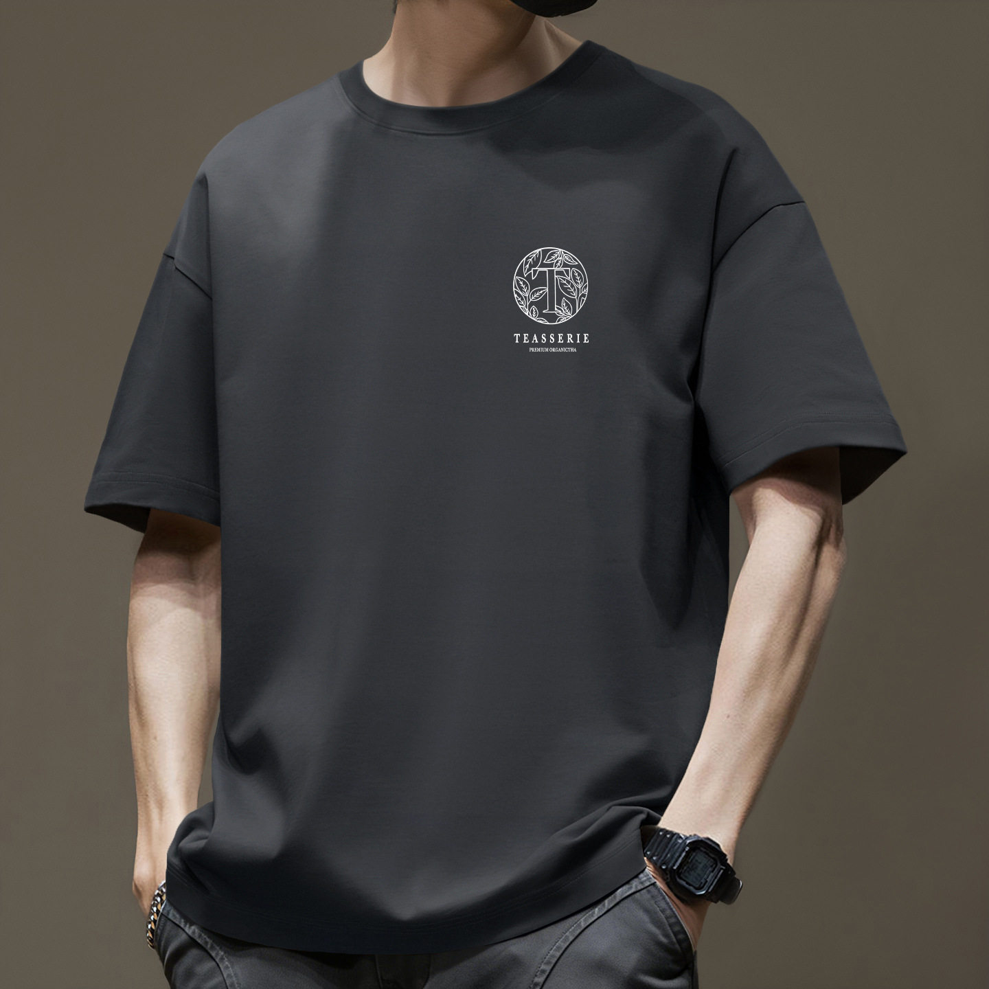 重磅纯棉纯色短袖T恤男女打底衫白色体桖内搭纯黑上衣男士半袖t恤