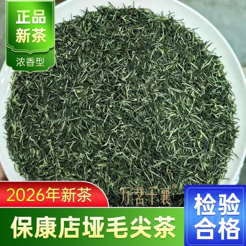 保康雨前毛尖浓香绿茶袋装新茶叶