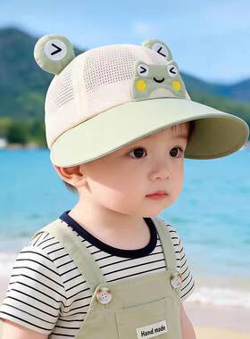 宝宝防晒帽子夏季薄大檐