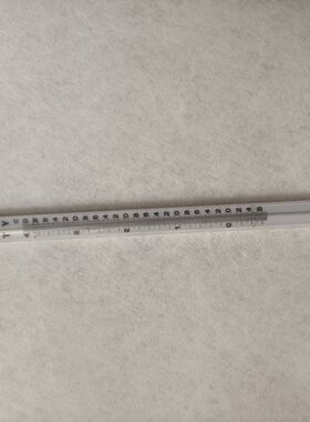 玻璃内标式温度计 水温表内表芯 水银温度计 -5-40度 精度0.2度