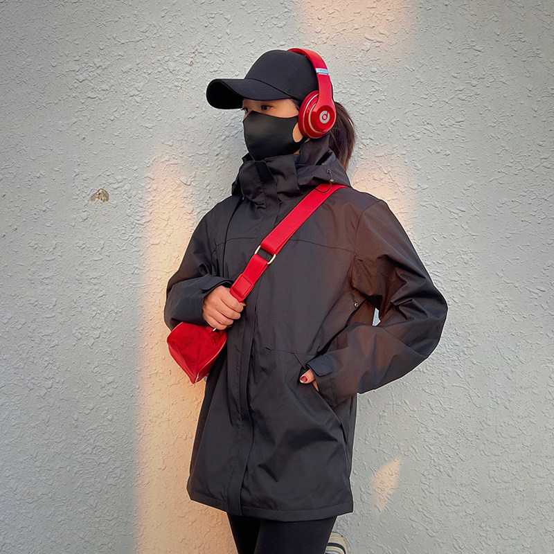 无性别男女冲锋衣登山服防风防水冲锋衣