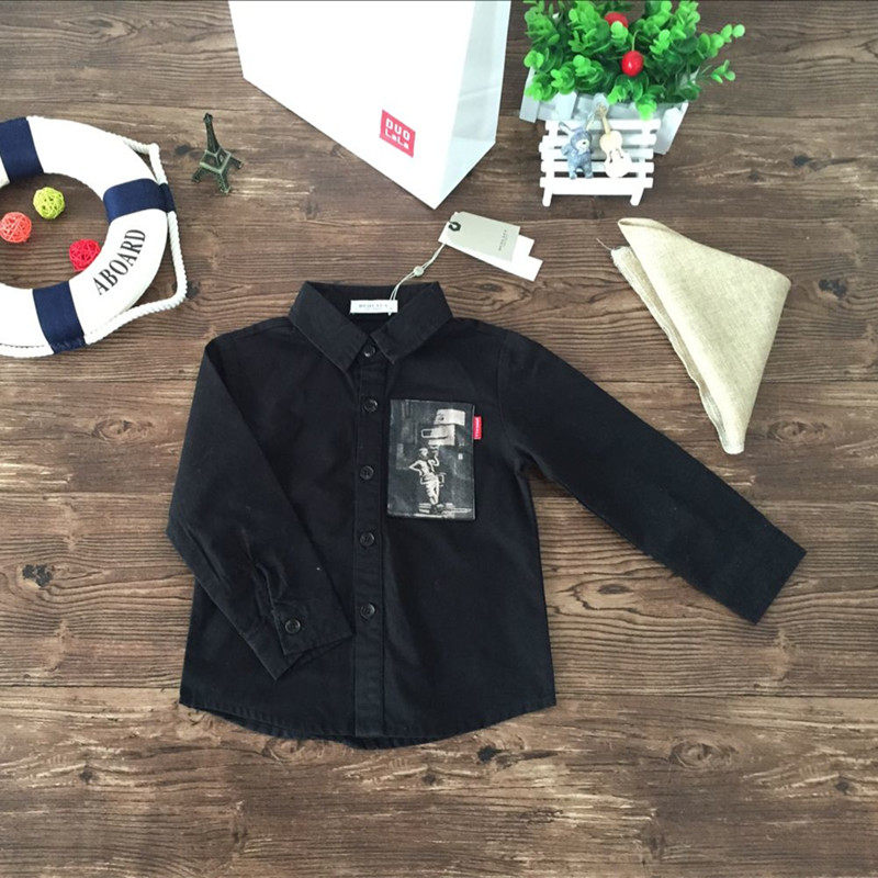 Chemise garcon à manche longue - Ref 2074495 Image 1