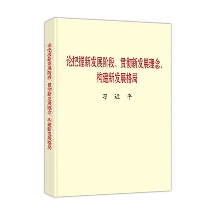 现货正版 大字本 论把握新发展阶段、贯彻新发展理念、构建新发展格局 中央文献出版社9787507348378