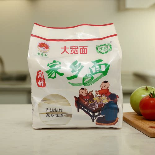 软软滑滑的大宽面胡刚古蔺面