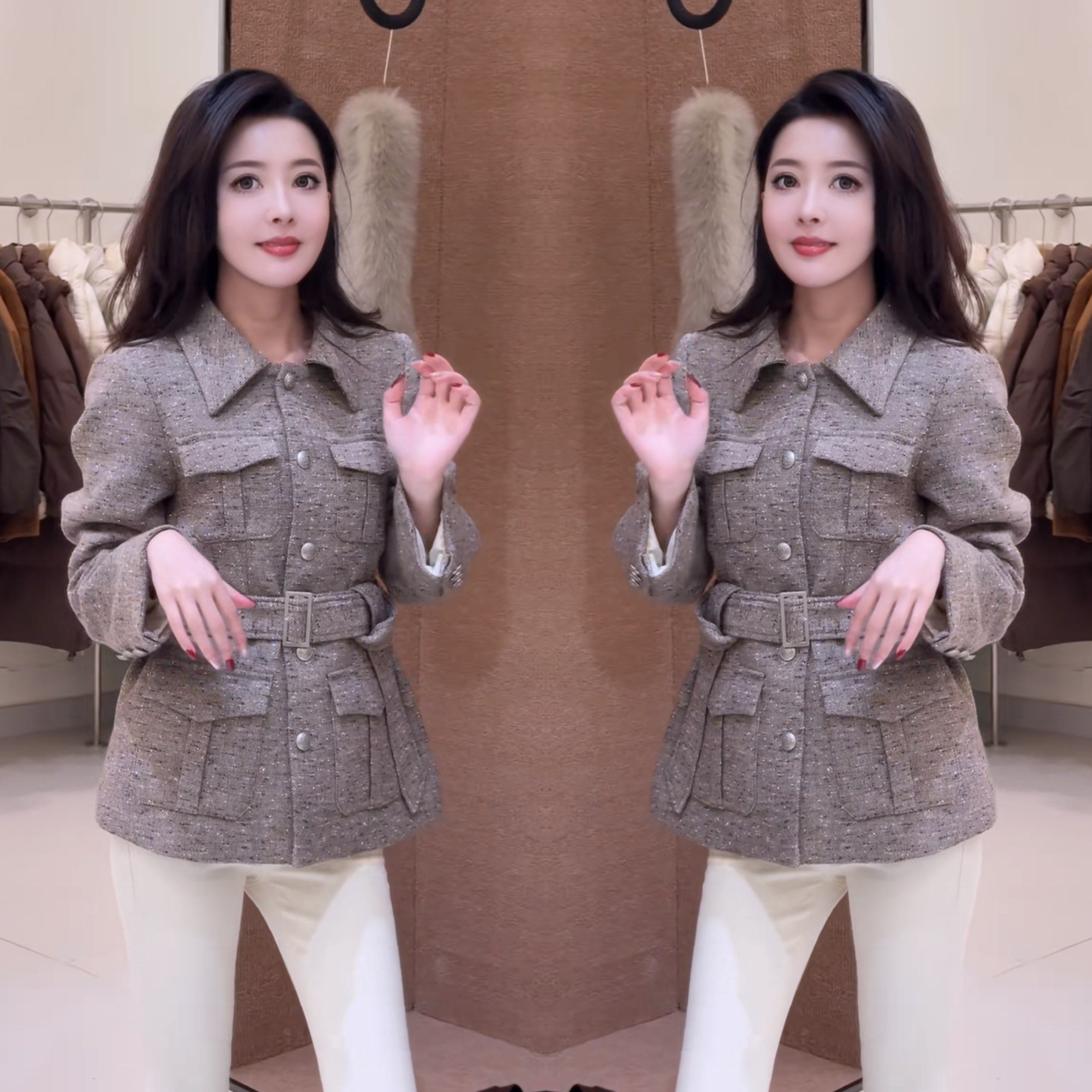 抖音网红爆款高级感韩版气质减龄女神范收腰洋气显瘦遮肉西装外套,女装/女士精品,上衣,淘宝优惠券,粉丝福利购,淘宝优惠卷