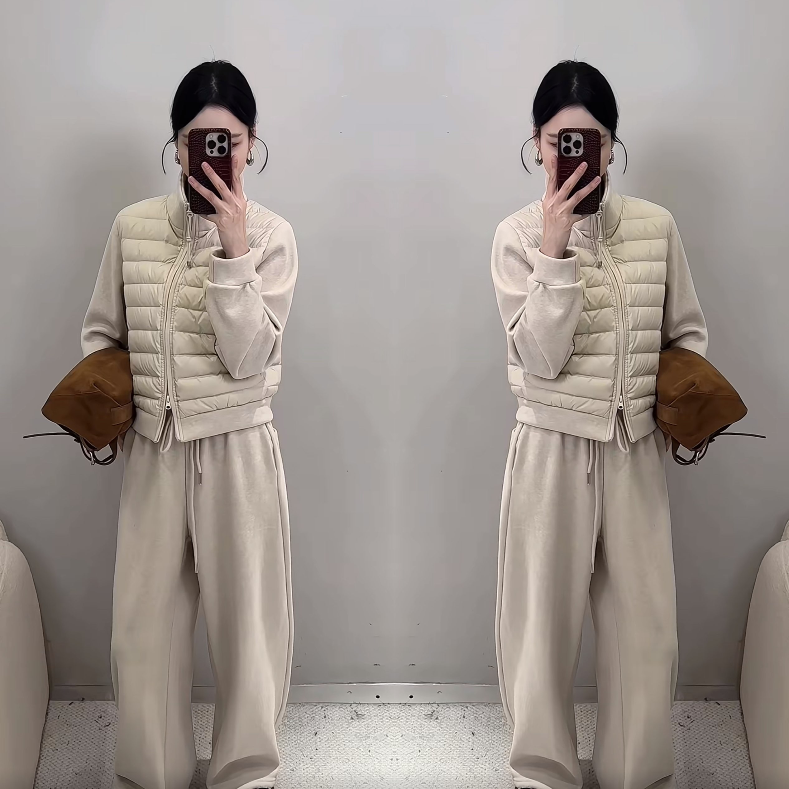 长袖拼接设计感女神范百搭外套潮