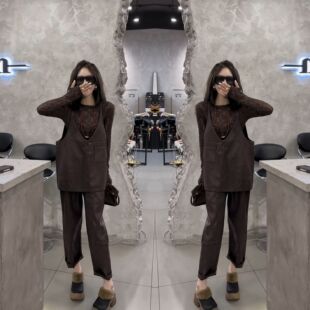 搭配吊带马甲裙搭配裤 高级减龄气质蕾丝打底衫 子 韩版 2025早春新款