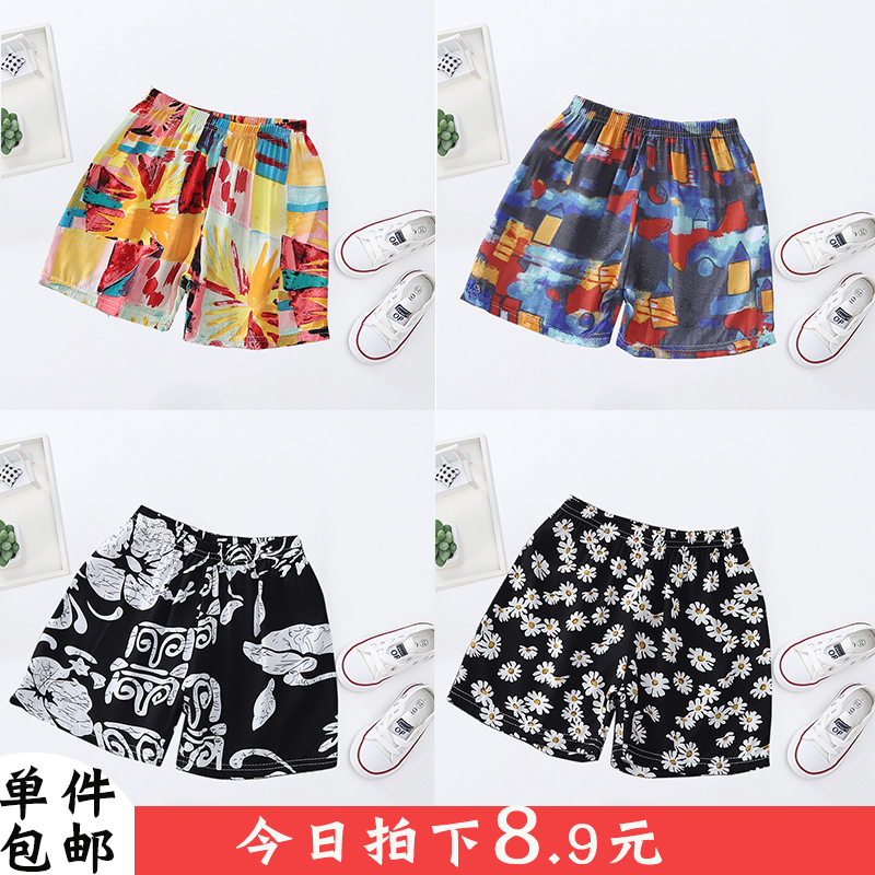 夏季薄款纯棉宝宝外穿男童短裤