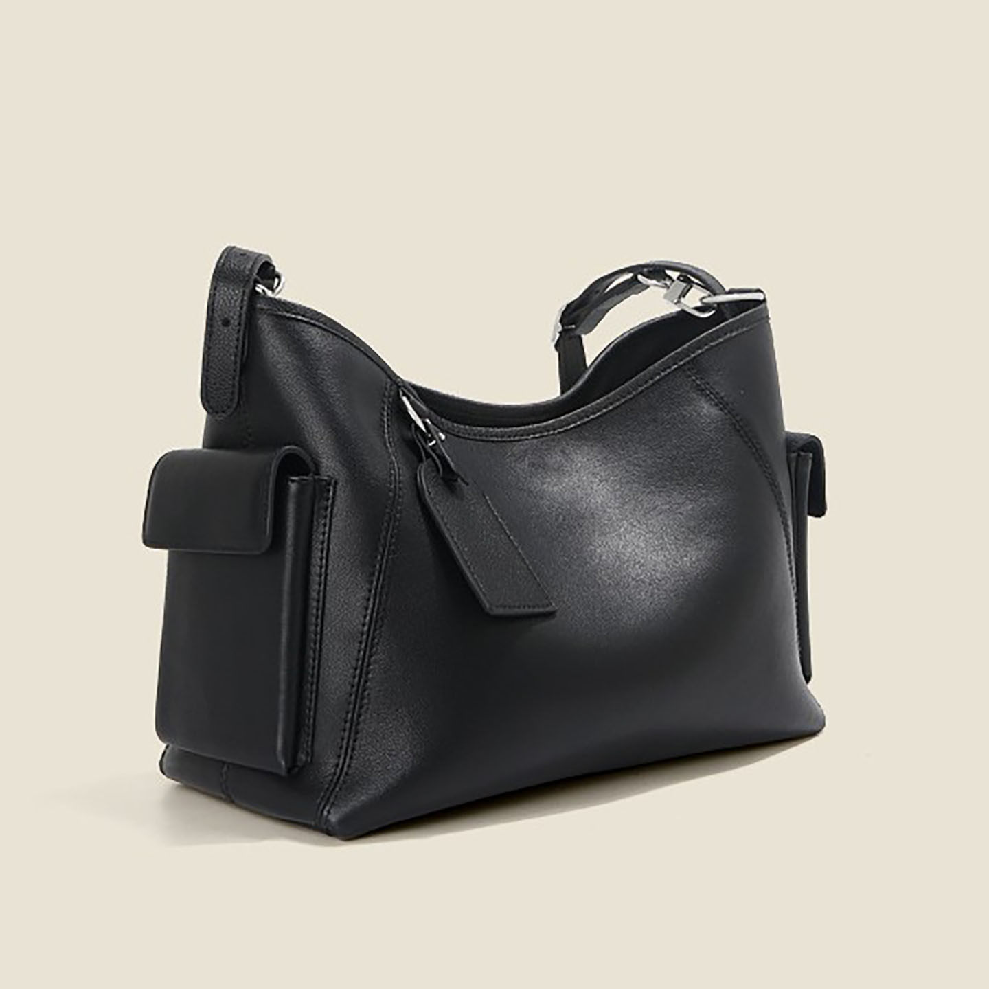 出门包包头层牛皮真皮邮差托特包女大容量链条通勤高级感单肩斜挎