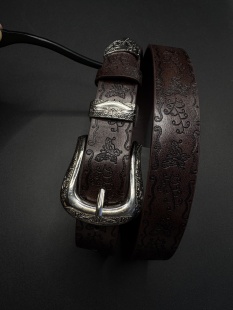 Vintage古着设计感古早风独特小众腰带复古腰带R62052