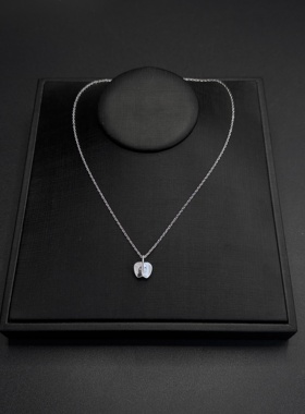 苹果吊坠项链女设计简约气质锁骨链轻奢时尚R30110