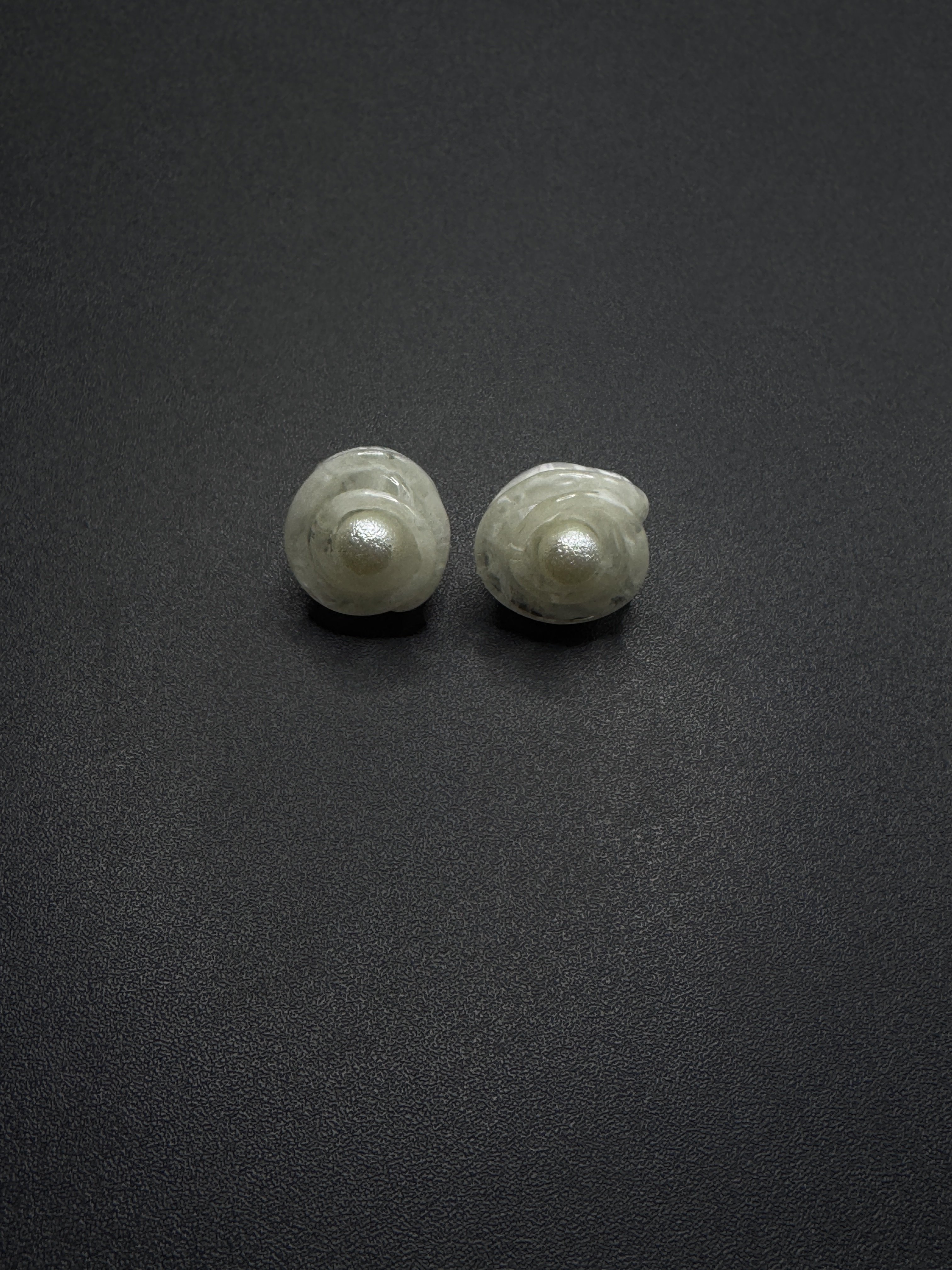 秋冬珍珠花朵耳钉设计感温柔小众法式百搭气质耳环耳饰P122159