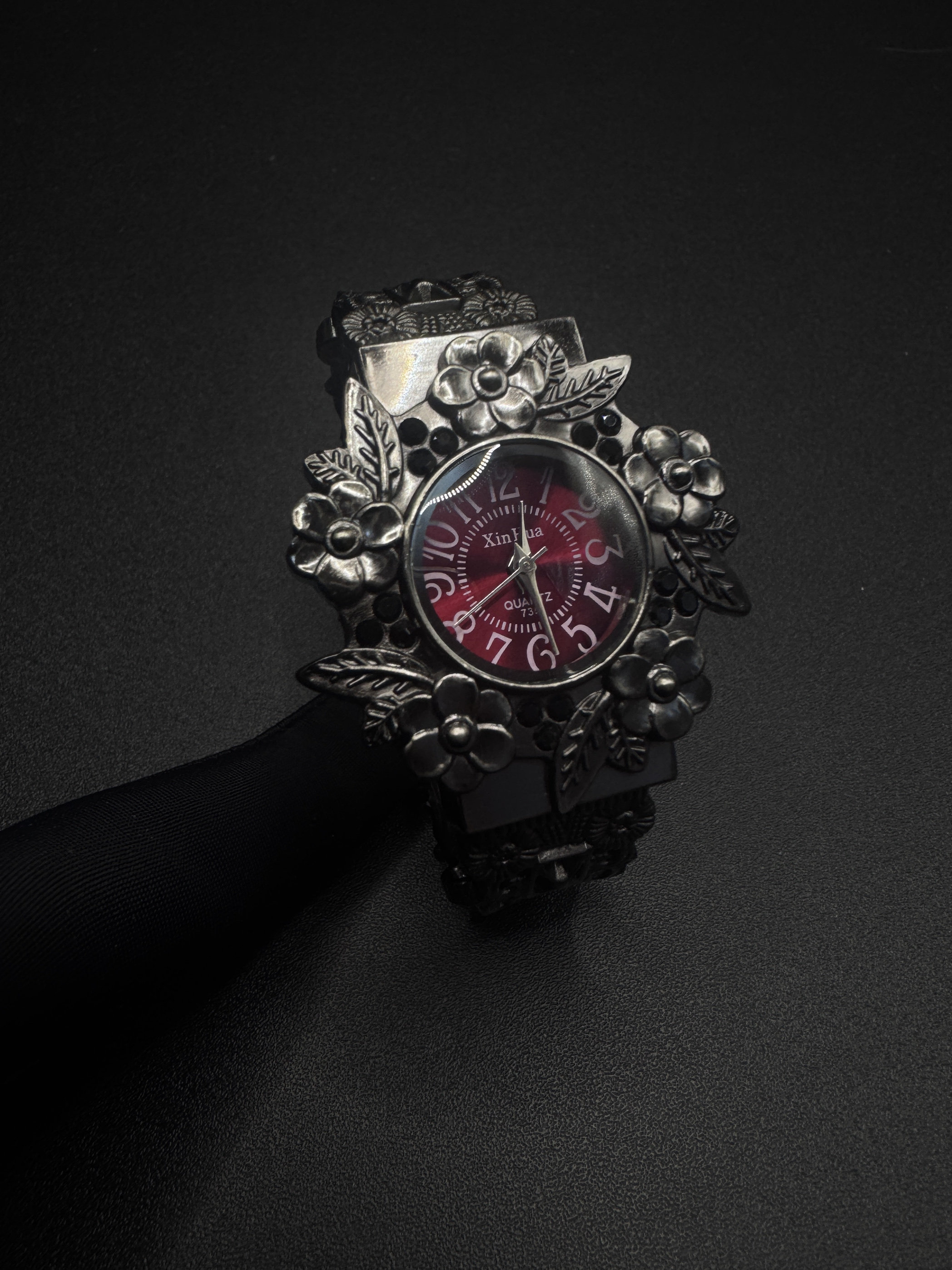 New Vintage 古著 numerous flowers 手表手镯