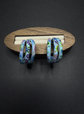 Vintage古着设计感古早风独特小众耳环耳饰B30606