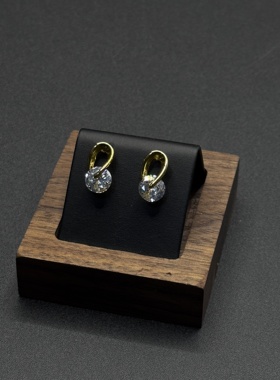 欧美简约精致小巧个性闪耀锆石气质耳钉耳饰日常通勤R92252