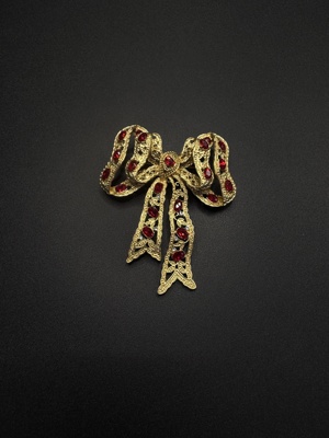 Vintage古着设计感古早风独特小众胸针复古胸针P83055