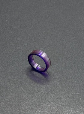 全新民族风新品  紫晶指环戒指 女 未镶嵌 尾戒款女P10951