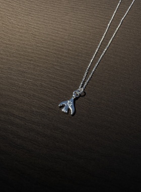 Vintage古着设计感古早风独特小众项链复古项链R82552