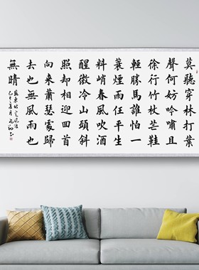 定风波书法字画手写书法作品定制