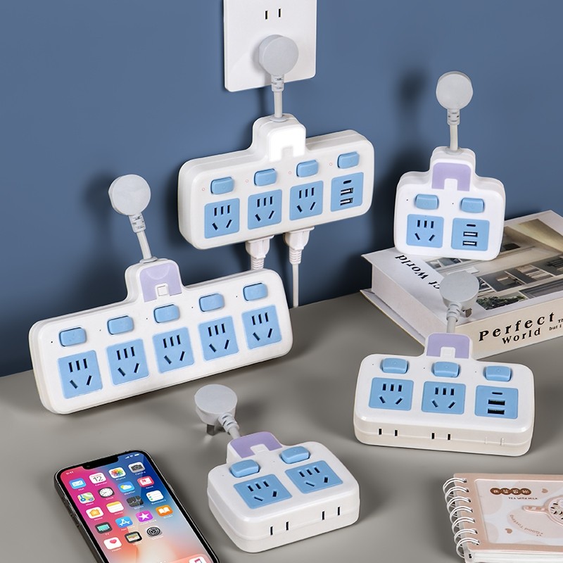 家用插座转换器面板多孔位无线排插插排扩展接拖线板插头