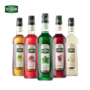 teisseire帝斯乐泰斯乐香草焦糖榛果椰子薄荷风味糖浆700ml果露调