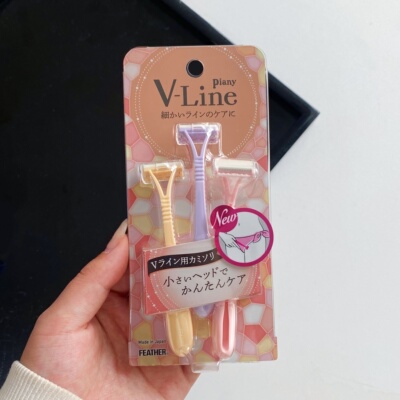 日本 FEATHER 羽毛 迷你比基尼区 刮毛刀 防护网防刮伤（3支）