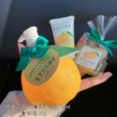 日本Gpp柚子洗手液200ml 香皂10g 护手霜30ml限定套装 超赞 带包装