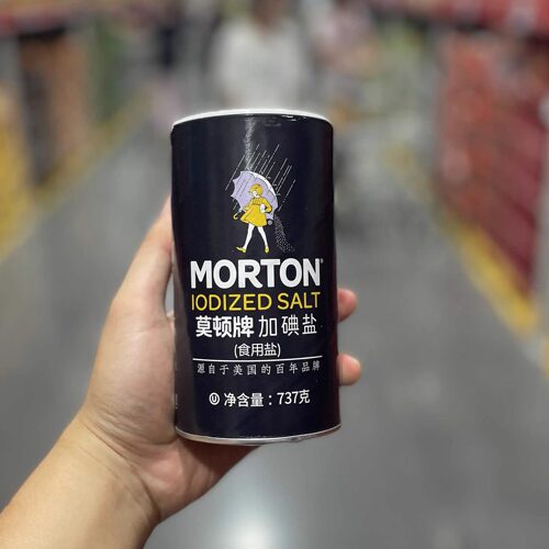山姆代购1罐737g炒菜家用加碘盐