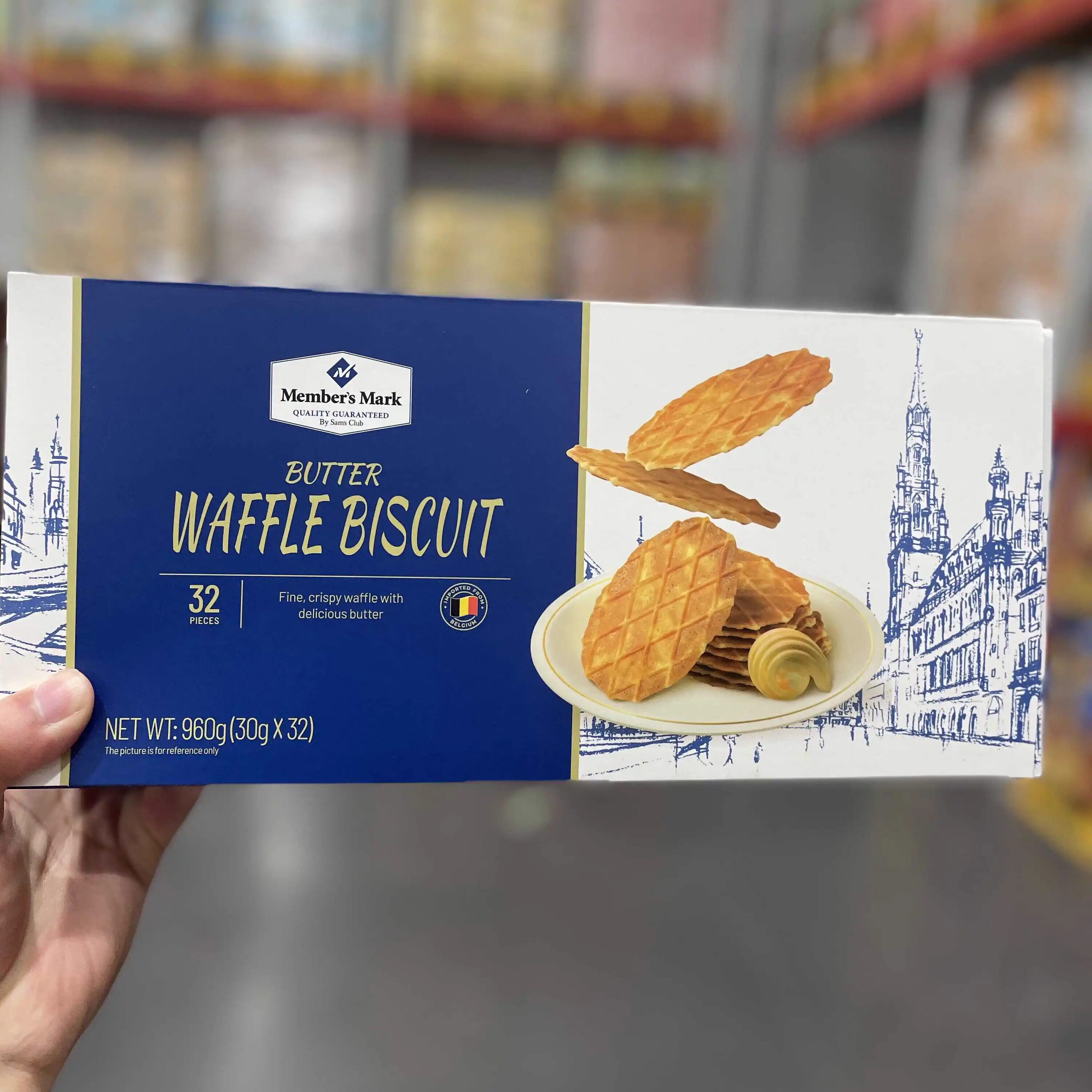 山姆代购比利时进口华夫饼干