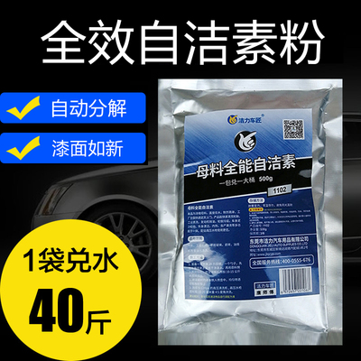 汽车洗车清洗车液自洁素轮胎轮毂全效全能水母素粉超浓缩固体清洁