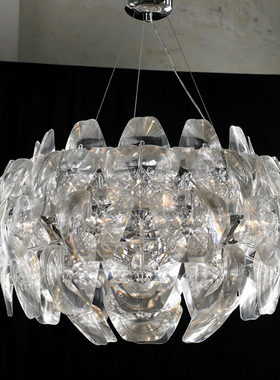 Luceplan Hope 意大利创意雷射片希望苹果叶客厅餐厅展厅装饰吊灯