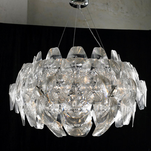 Luceplan Hope 意大利创意雷射片希望苹果叶客厅餐厅展厅装饰吊灯