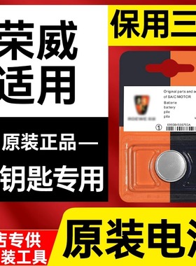 适用荣威RX5/3/8 i5 350S Ei6 550S 360E950汽车遥控钥匙电池原装
