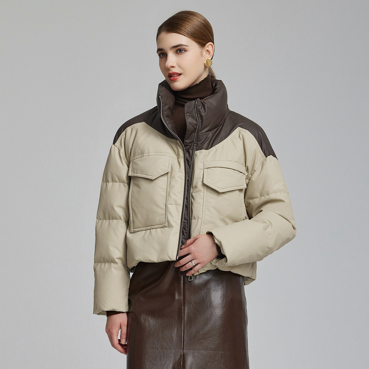 2025年新款棉服女冬短款宽松设计感棉衣棉袄时尚加厚韩版外套潮