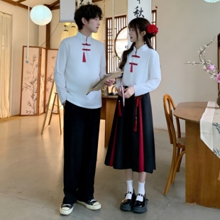 古风汉服班服套装 初中生红歌比赛朗诵合唱演出服高中学生毕业校服