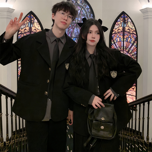 初中生班服套装 高中学生英伦学院风运动会毕业校服合唱朗诵演出服