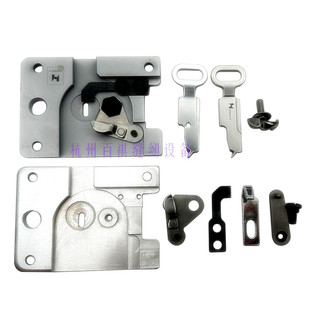 MB373钉扣机拖板送料板针板拖板钥匙方孔板工业缝纫机钉扣机配件