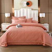 Универсальное хлопковое прохладное одеяло, зимний комплект, стеганый пододеяльник, простыня, 4 предмета