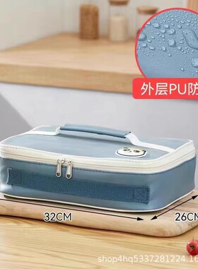 牛津布保温袋便当包饭盒袋手提包学生带饭包午餐包铝箔长方形饭袋