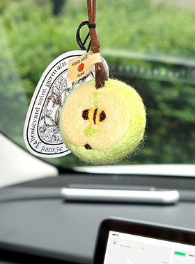 蔚来nomi汽车挂件es6/et5t/es8车载后视镜装饰品车内挂饰创意吊坠