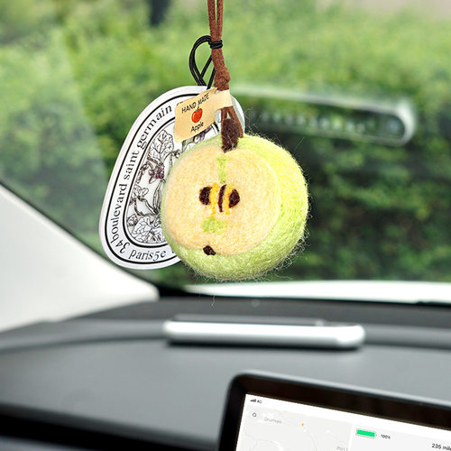 蔚来nomi汽车挂件es6/et5t/es8车载后视镜装饰品车内挂饰创意吊坠