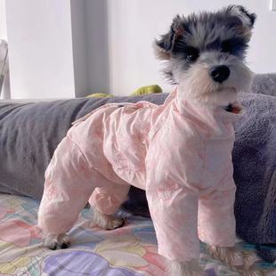加厚小母狗四脚包肚衣冬季 秋冬 保暖宠物狗衣服泰迪比熊小型犬服装