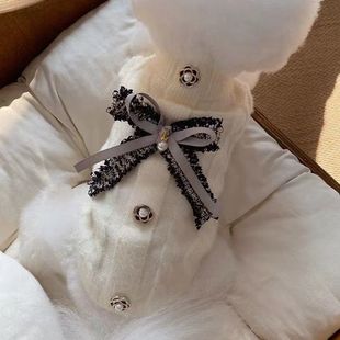 宠物加厚毛衣泰迪比熊博美约克夏猫狗貂毛保暖毛衣外套