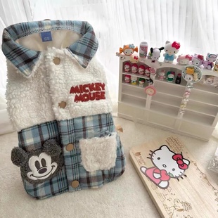 宠物衣服泰迪狗狗秋冬加厚两脚衣比熊博美可爱变身装 小型犬