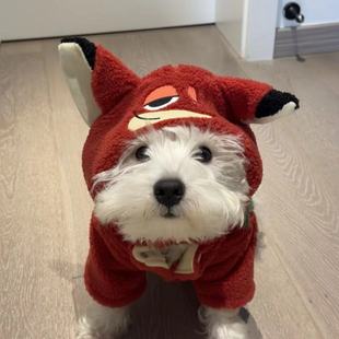 纯色休闲棉衣 宠物秋冬季 小狗狗衣服秋装 比熊泰迪雪纳瑞小型犬冬款