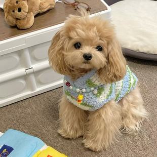 猫咪狗狗毛衣背心冬季 可爱泰迪约克夏小型犬宠物衣服保暖