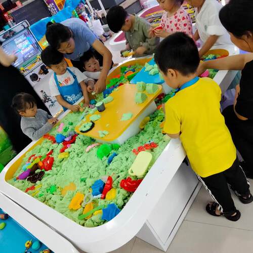 烤漆益智沙盘玩具游戏积木桌