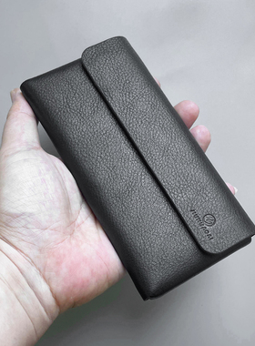 九华彩 三星Galaxy Z fold6 7 W26牛皮皮套S25ultra全包防摔手机皮套适用3保护套真皮头层牛皮保护套 简约男