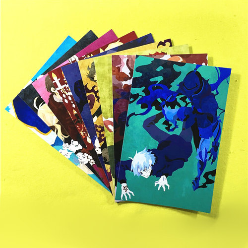 日本fate系列明信片动漫周边