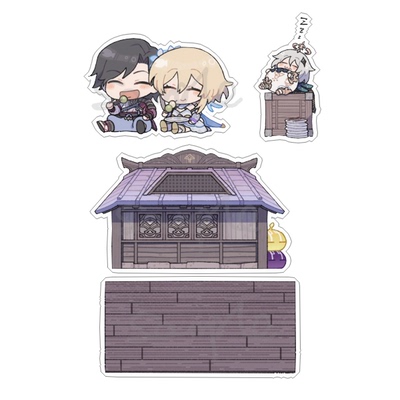 动漫周边原神透明亚克力立牌